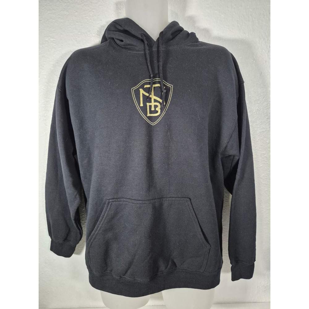 NEEDTOBREATHE Band Hoodie Mens Large Black Gold Panther Graphic Sweatshirt